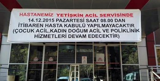 Hastane Kapatıldı!