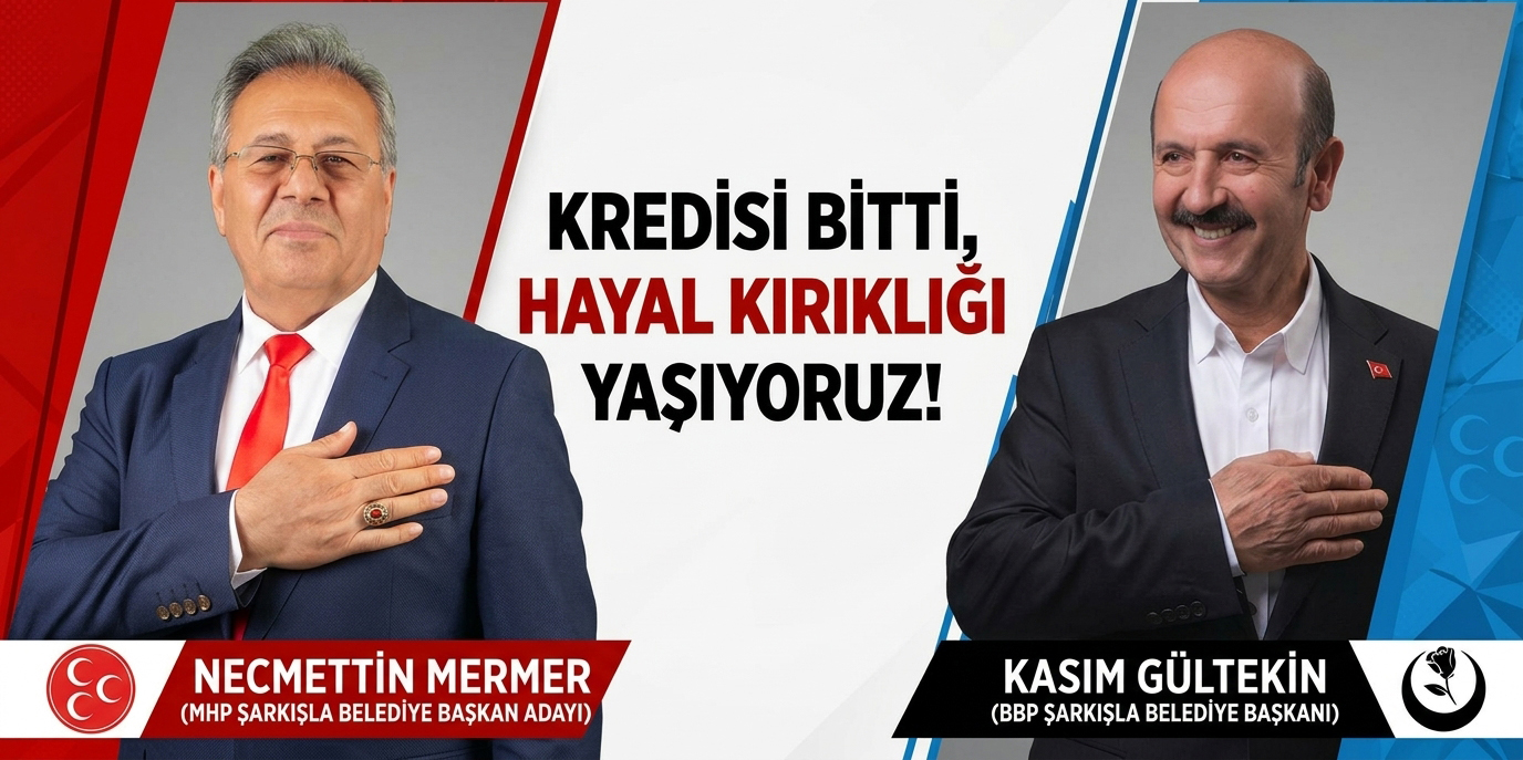 MHP'li eski aday Mermer'den BBP'li başkana olay sözler: "Kredisi bitti, hayal kırıklığı yaşıyoruz!"