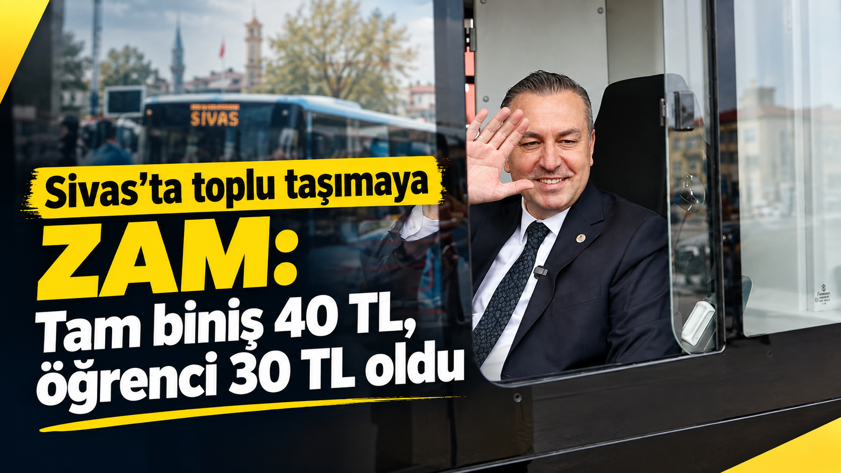 Sivaslılar dikkat! Ulaşım fiyatları sil baştan değişti: Otobüs kartlarına zam geldi!