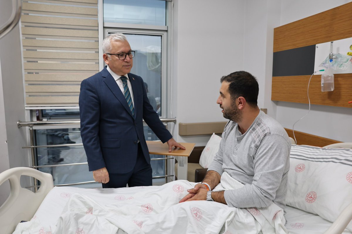 Vali Şimşek Zehirlenen İşçileri Ziyaret Etti! Yarın Taburcu Edilmeleri Planlanıyor!