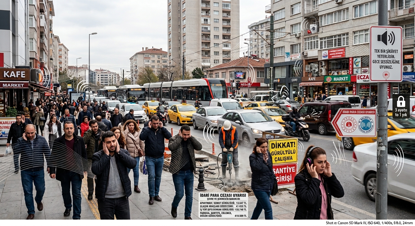 Gürültü yapanlara rekor ceza!