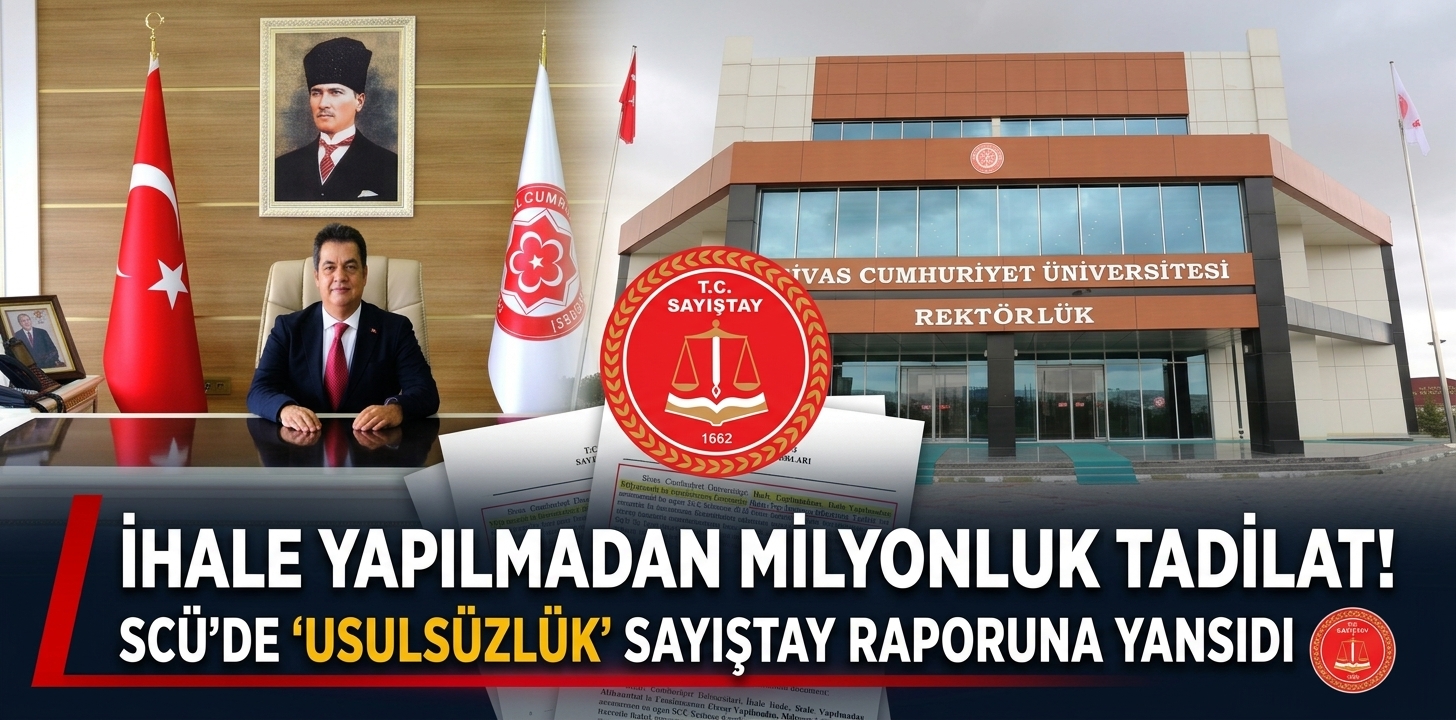 İhale yapılmadan milyonluk tadilat! SCÜ'de 'usulsüzlük' Sayıştay raporuna yansıdı
