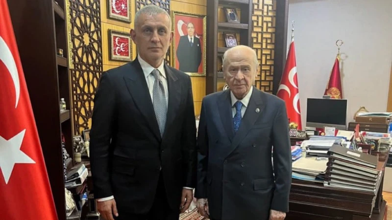 Devlet Bahçeli, TFF Başkanı İbrahim Hacıosmanoğlu'nu Kabul Etti!