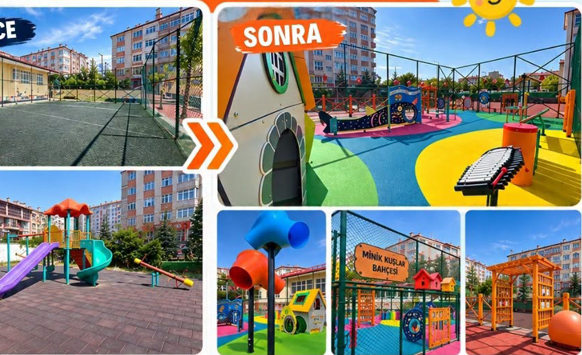 Sivas'ta minikleri sevindiren proje! 340 metrekarelik özel alan tamamlandı!