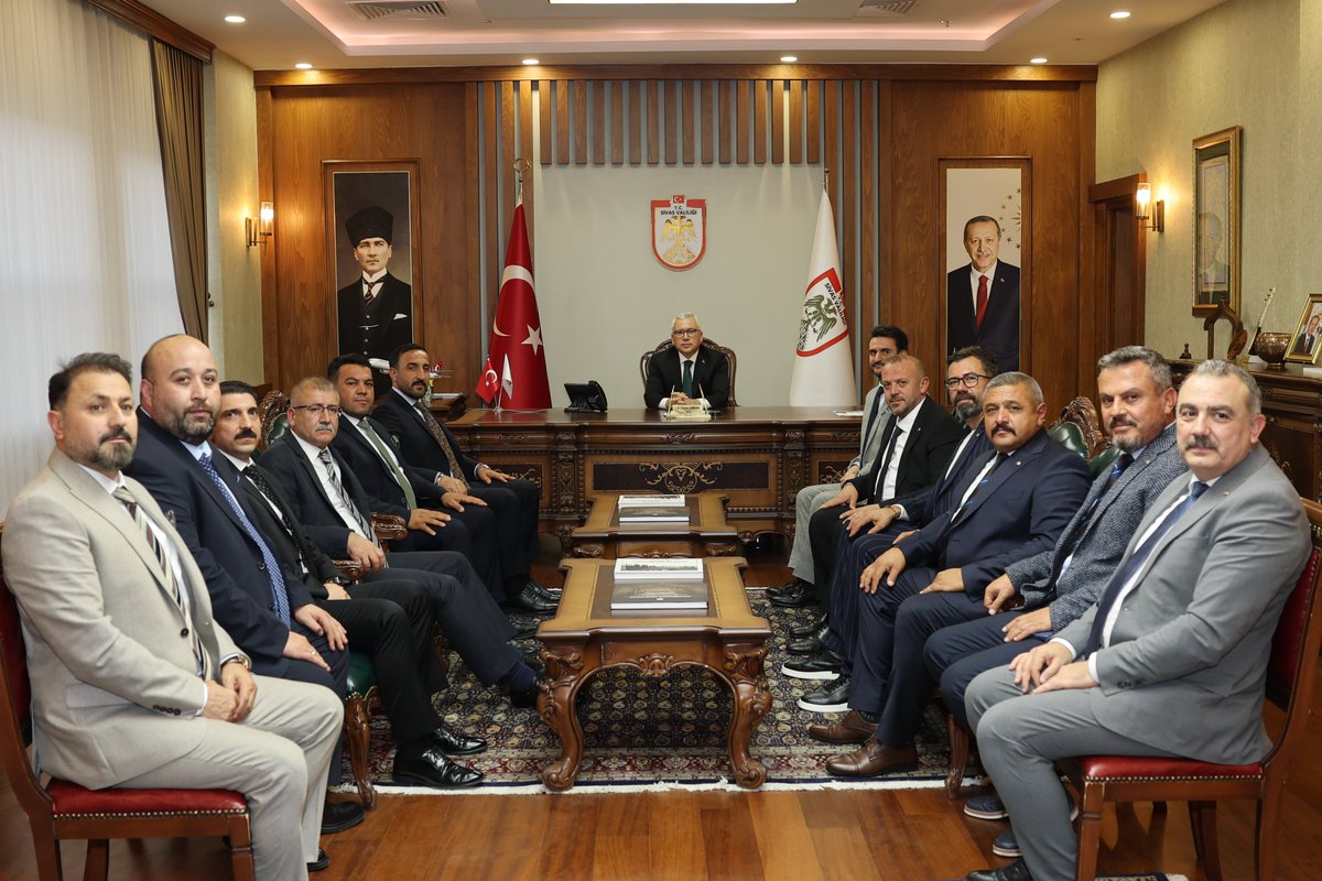 Sivas Ticaret Borsası Başkanı Hayrullah Karakaya’dan Vali Şimşek’e Ziyaret!