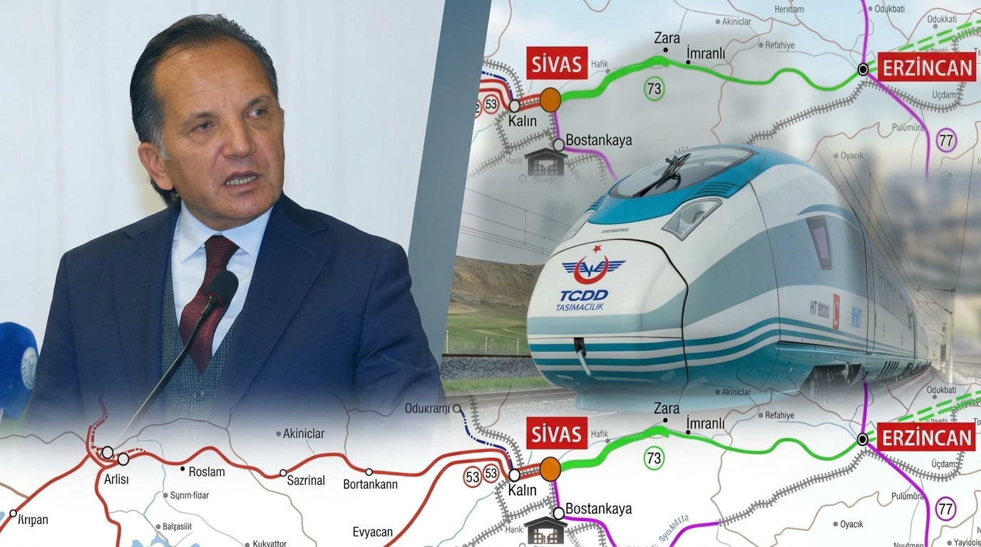 Sivas-Erzincan Hızlı Tren hattında obruk alarmı! Güzergah değişebilir