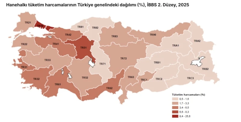 Türkiye’de Tüketim Harcamalarının Zirvesinde İstanbul Var! Her 4 Liranın 1’i Bu Şehirde Harcandı!