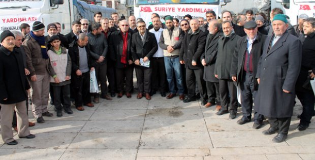 Hayrat Derneği´nden Suriye´ye 5 Tır Yardım