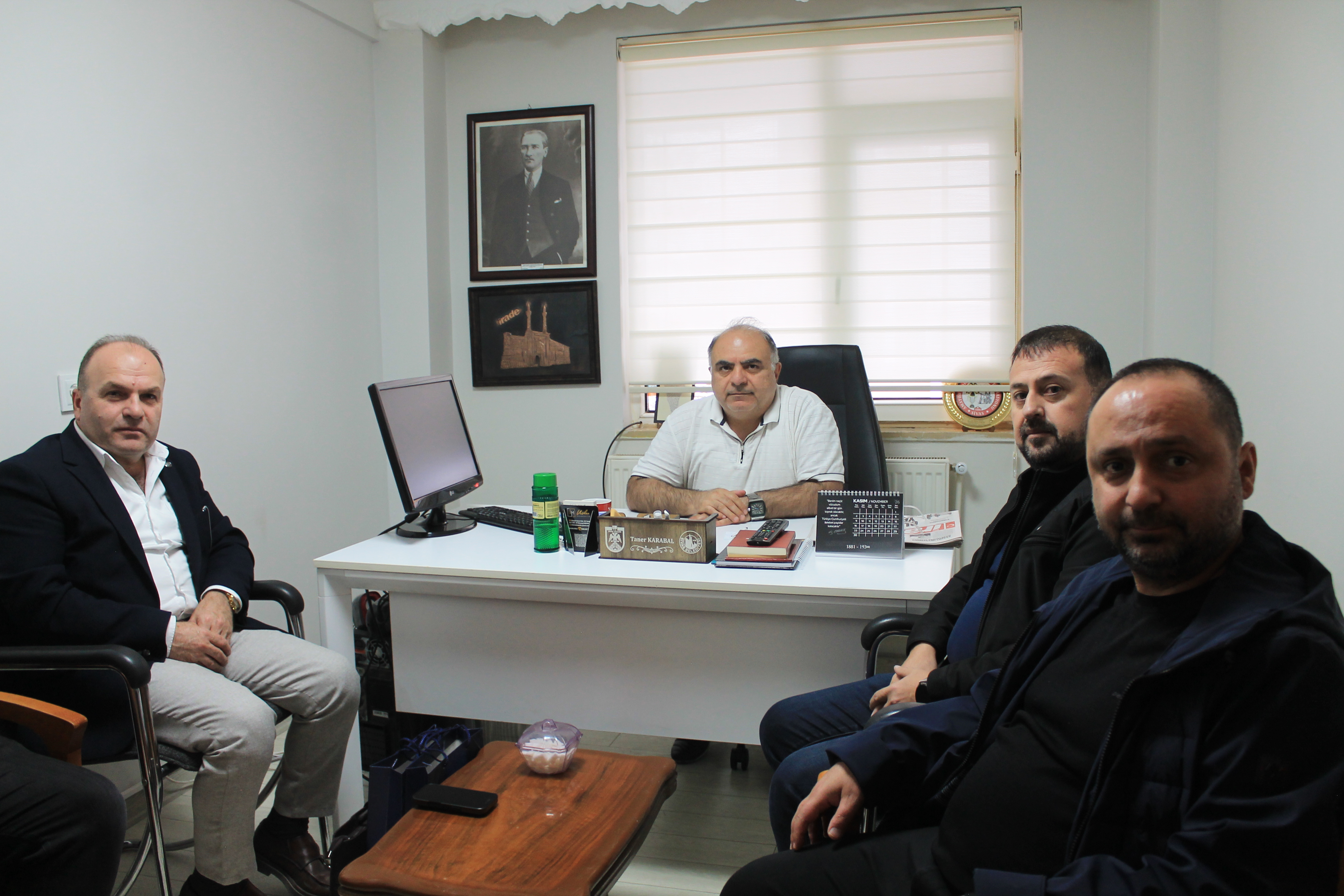 STSO meclis üyesi adaylarından Sivas İrade Gazetesi'ne ziyaret