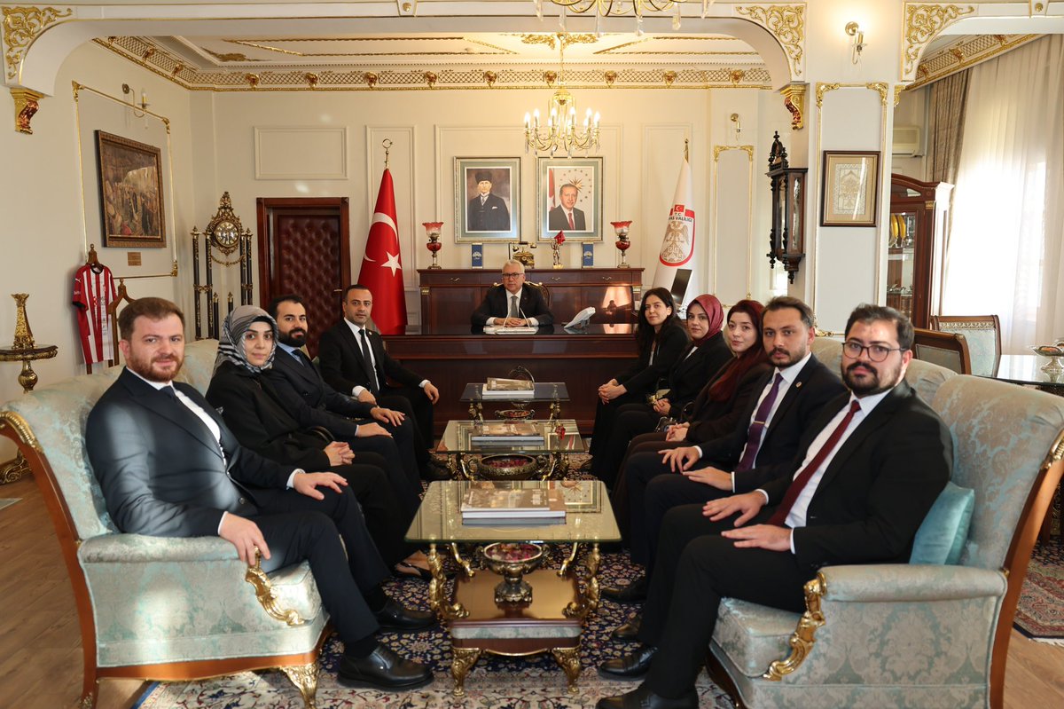 Sivas Barosu'nun Yeni Başkanı Özdemir'den Vali Şimşek'e Ziyaret!