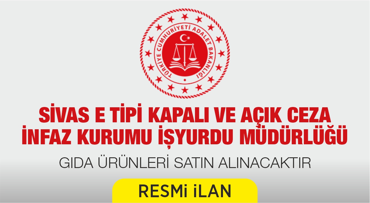 GIDA ÜRÜNLERİ SATIN ALINACAKTIR