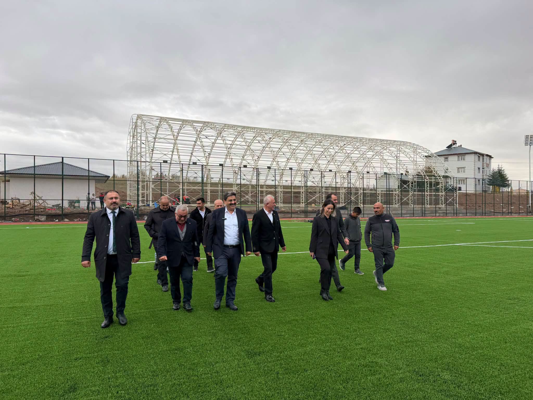 Kangal’da spor kompleksinde sona doğru