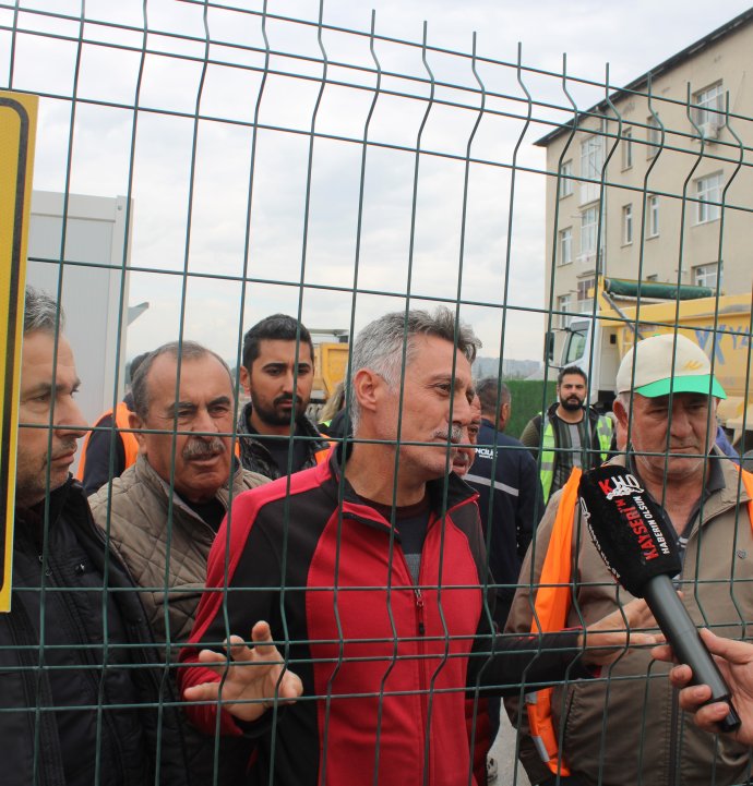 Maaş ödenmedi, işçiler eylem yaptı