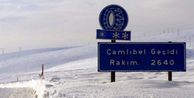 Çamlıbel Geçidi Tünelle Aşılacak