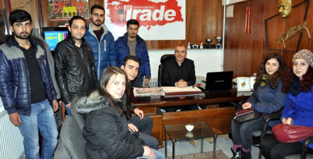 CHP´li Gençlerden Gazetemize Ziyaret