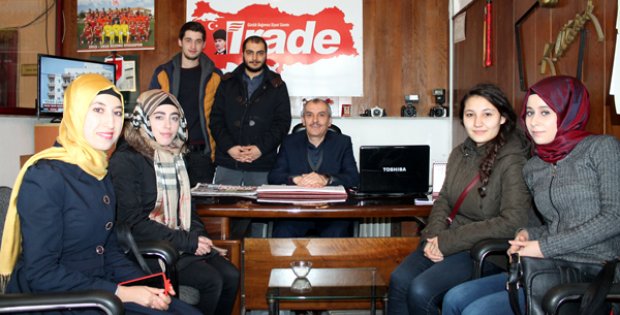 CÜ Öğrencilerinden Gazetemize Ziyaret