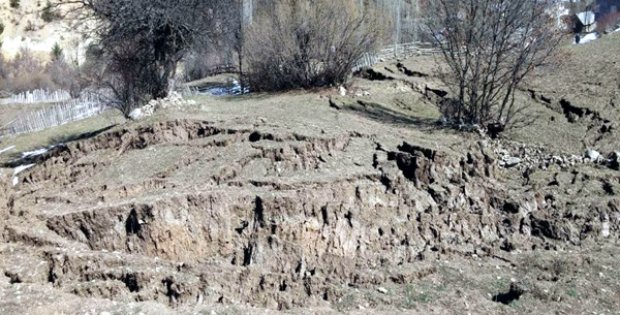 AFAD Heyelan Bölgelerini İnceledi