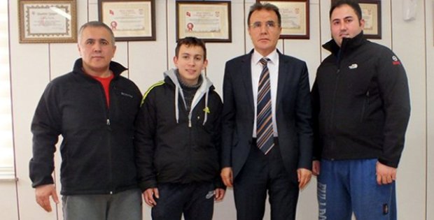 Halter Rekor Makinesi Caner, Kılıç´ı Ziyaret Etti