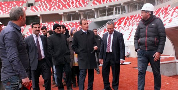 Yeni Stadyumu İncelediler