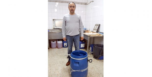 4 Varil Atık Yağ´ Teslim Edildi