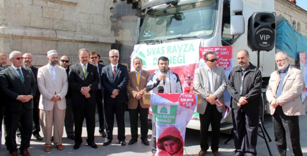 36. Yardım Tırı Uğurladı