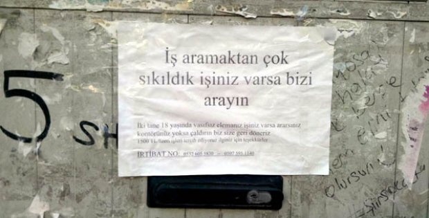 İş Aramaktan Çok Sıkıldık