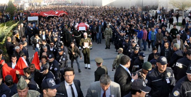 Sivas Şehidini Uğurladı