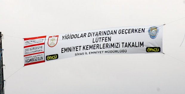 Yiğidolar diyarından geçerken Emniyet kemerinizi takın 