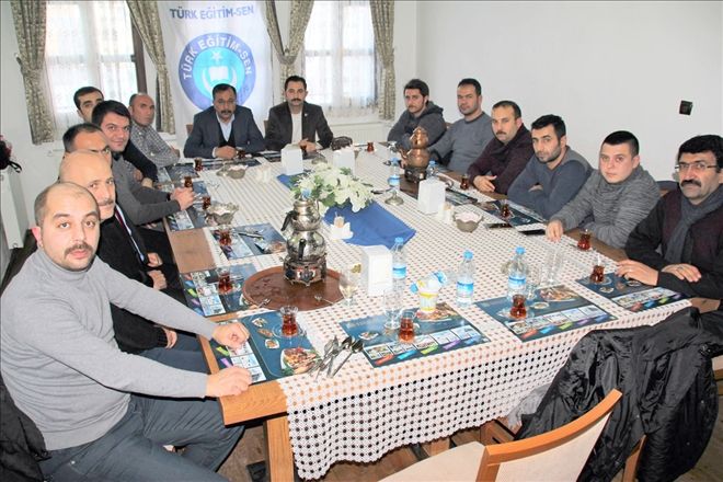 Yıldızeli Türk Eğitim Sen İlçe Teşkilatı istişare toplantısında bir araya geldi.