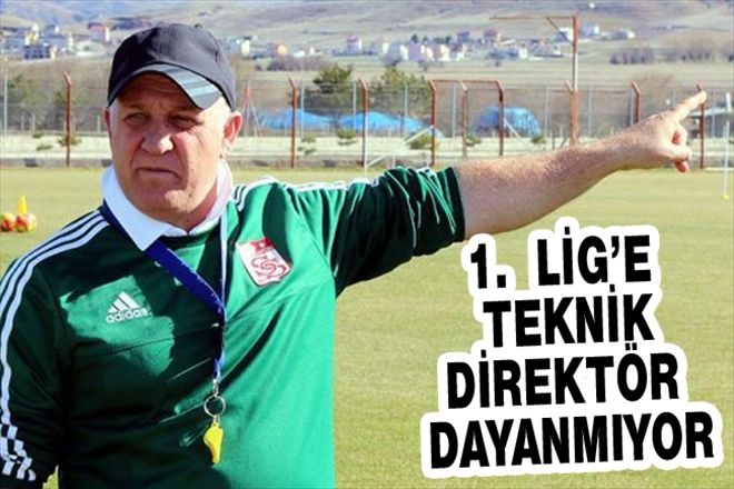 1.LİG´E TEKNİK DİREKTÖR DAYANMIYOR