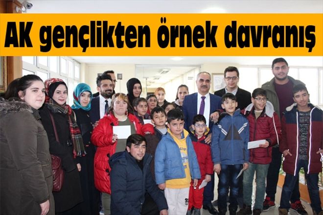 AK gençlikten örnek davranış