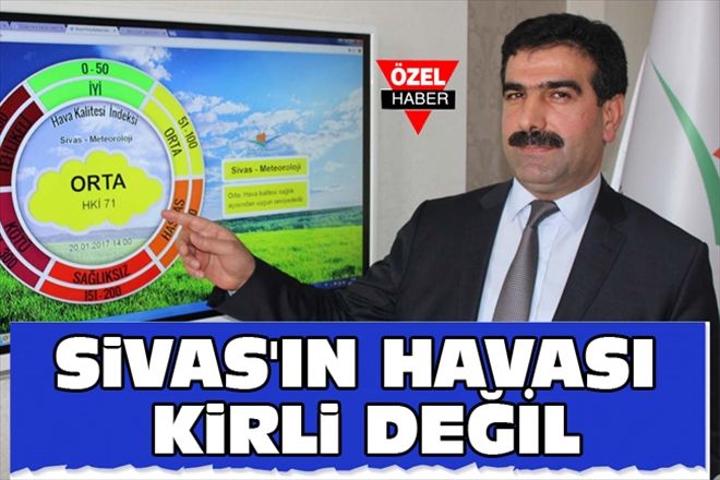 SİVAS´IN HAVASI KİRLİ DEĞİL