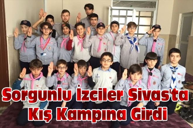 Sorgunlu İzciler Sivas´ta Kış Kampına Girdi