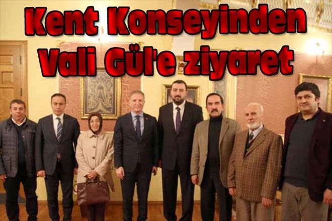 Kent Konseyinden Vali Gül´e ziyaret
