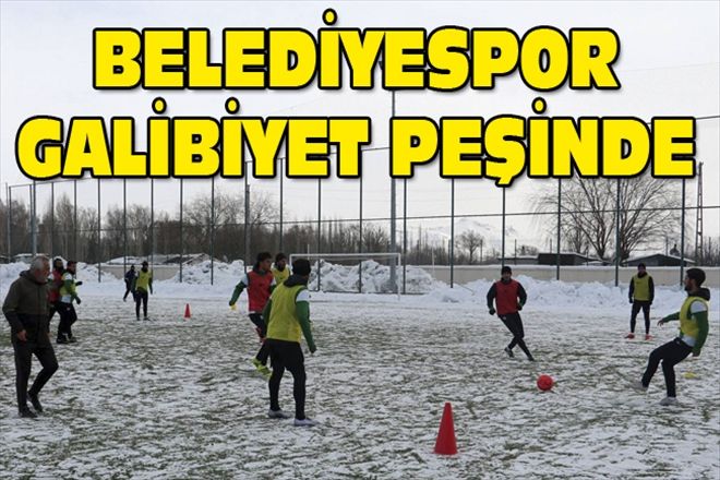 BELEDİYESPOR GALİBİYET PEŞİNDE