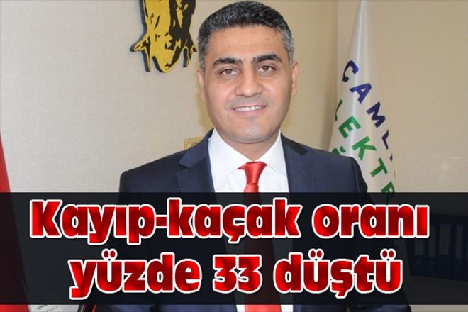 Kayıp-kaçak oranı yüzde 33 düştü