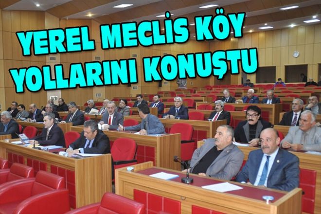 YEREL MECLİS KÖY YOLLARINI KONUŞTU