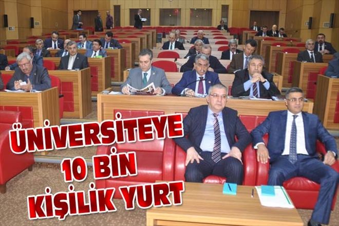 ÜNİVERSİTEYE 10 BİN KİŞİLİK YURT