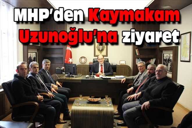 MHP´den Kaymakam Uzunoğlu´na ziyaret