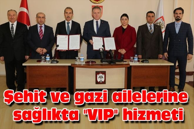 Şehit ve gazi ailelerine sağlıkta 