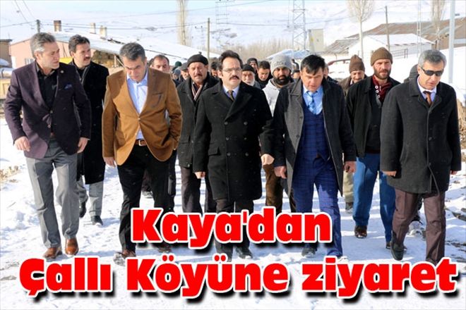 Kaya´dan Çallı Köyüne ziyaret