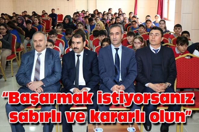 Başarmak istiyorsanız sabırlı ve kararlı olun