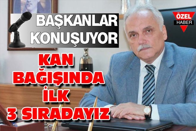 KAN BAĞIŞINDA İLK 3 SIRADAYIZ