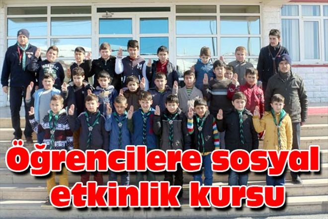 Öğrencilere sosyal etkinlik kursu