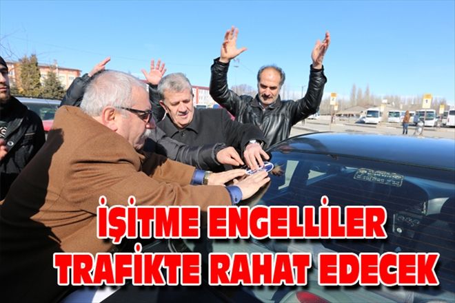 İŞİTME ENGELLİLER TRAFİKTE RAHAT EDECEK