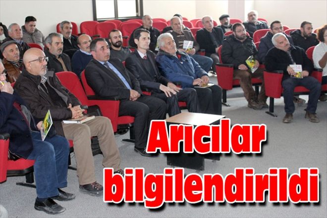 Arıcılar bilgilendirildi