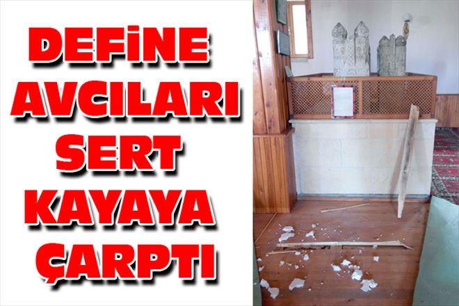DEFiNE AVCILARI SERT KAYAYA ÇARPTI