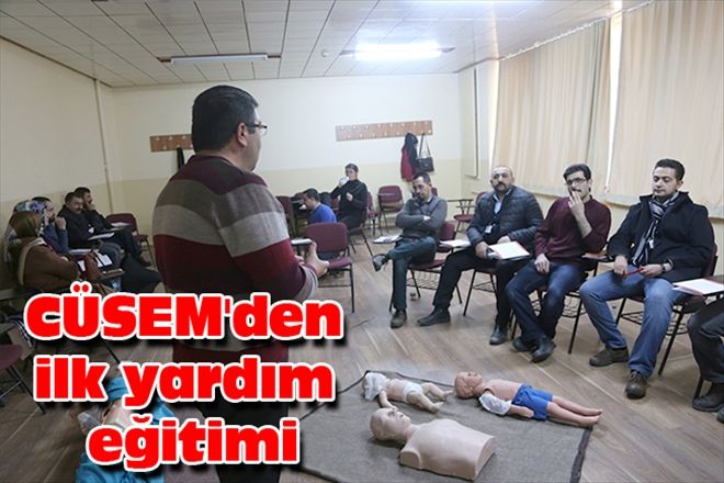 CÜSEM´den ilk yardım eğitimi