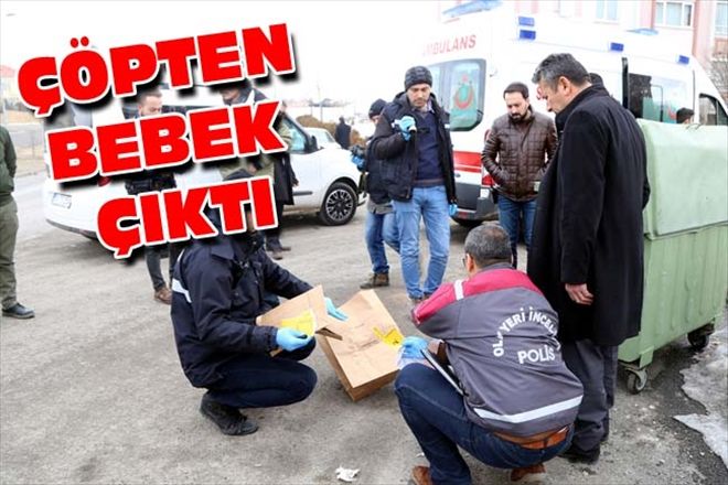 ÇÖPTEN BEBEK ÇIKTI