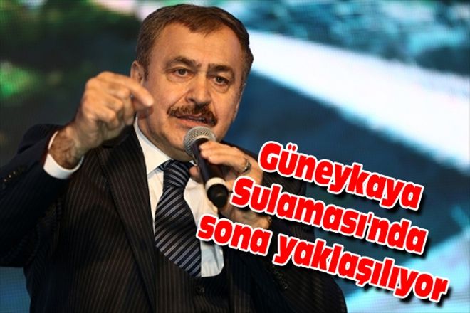 Güneykaya Sulaması´nda sona yaklaşılıyor